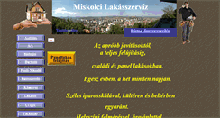 Desktop Screenshot of lakasszerviz-miskolc.hu